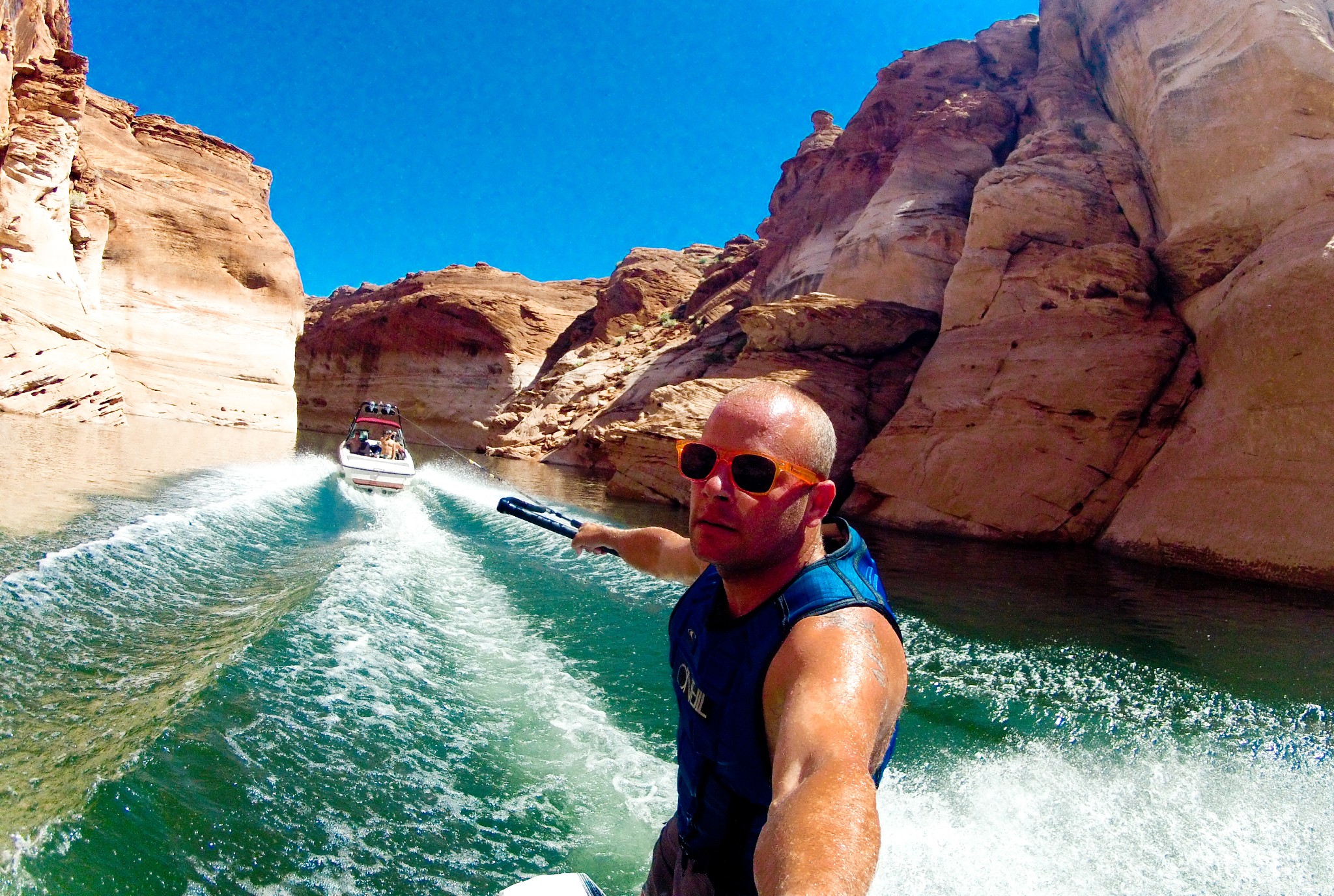 Wakeboarder at Lake Powell